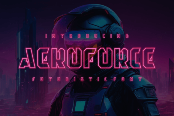 Aeroforce: The Futuristic Font for Modern Brand Identity