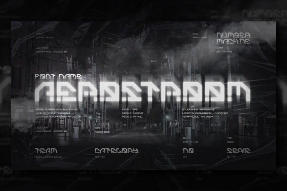 Aerostroom: The Futuristic Typeface for Bold Brand Identity