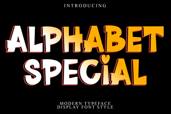 Alphabet Special: A Bold Display Typeface for Standout Branding