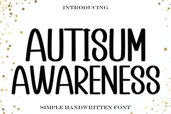 Autisum Awareness: The Holiday Font for Festive Campaigns