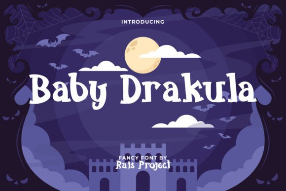 Baby Drakula: The Display Typeface for Spooky-Cute Campaigns