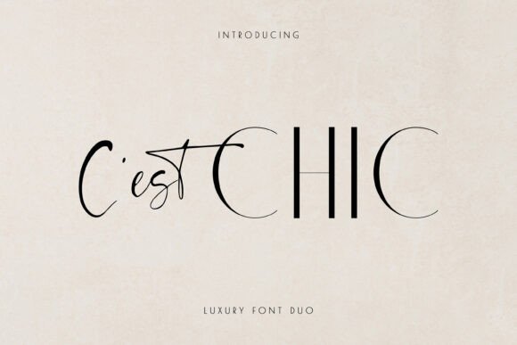 C est Chic: The Perfect Typeface for Elegant Editorial Design