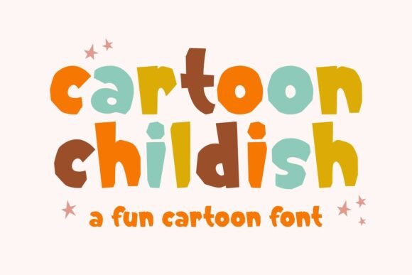 Cartoon Childish: A Playful Typeface for Creative Branding