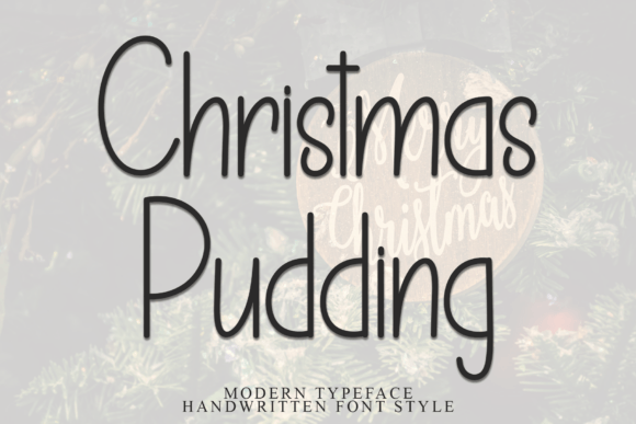 Christmas Pudding: A Stylish Display Font for Editorial Design