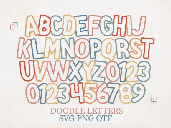 Doodle Letters: A Playful Display Font for Creative Branding