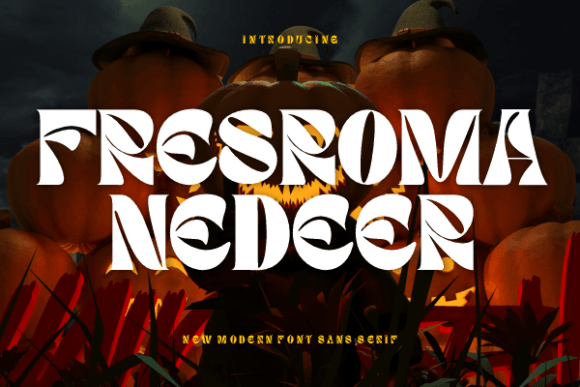 Fresroma Nedeer: The Ultimate Display Font for Bold Designs
