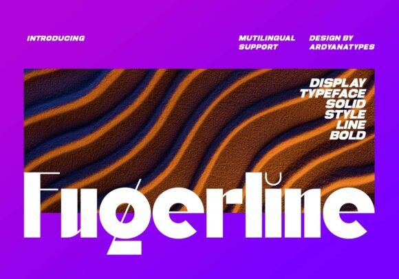 Fugerline: The Modern Display Typeface for Editorial Design
