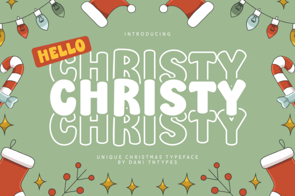Hello Christy: A Playful Display Font for Modern Branding
