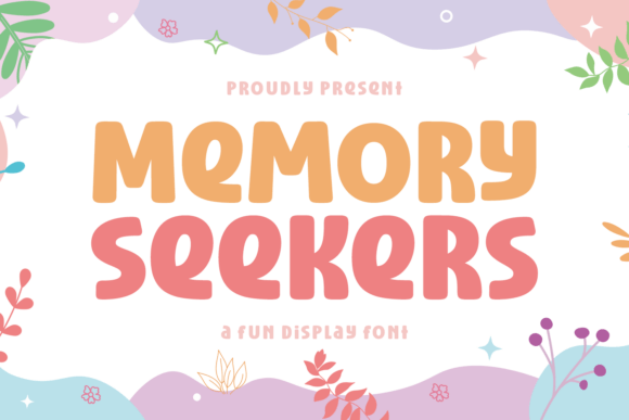 Memory Seekers: A Retro Display Typeface for Handmade Creators