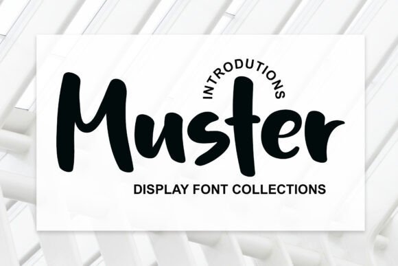 Muster: The Elegant Handwritten Font for Creative Projects
