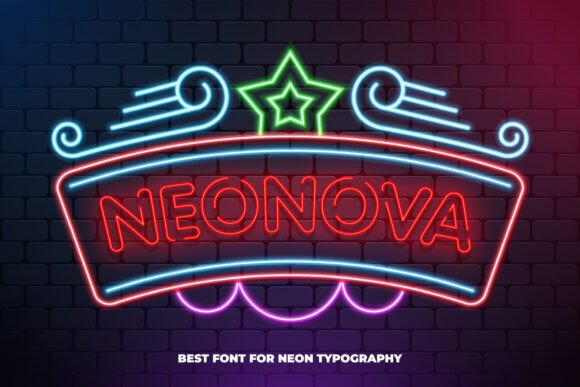 Neonova: The Dazzling Display Font for Modern Digital Brands
