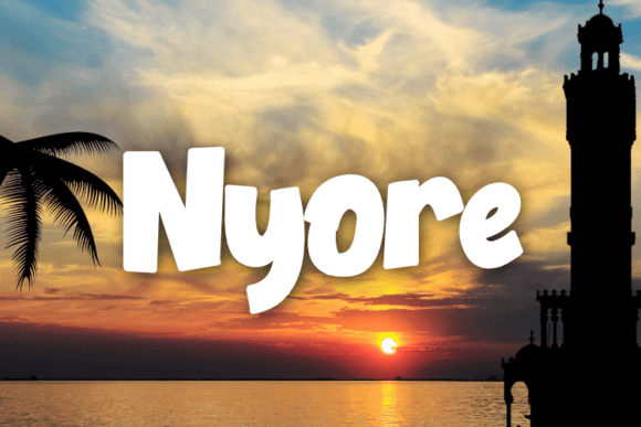 Nyore: The Versatile Display Font for Modern Editorial Design