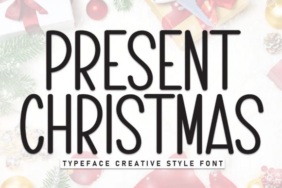 Present Christmas: A Handwritten Display Font for Festive Designs