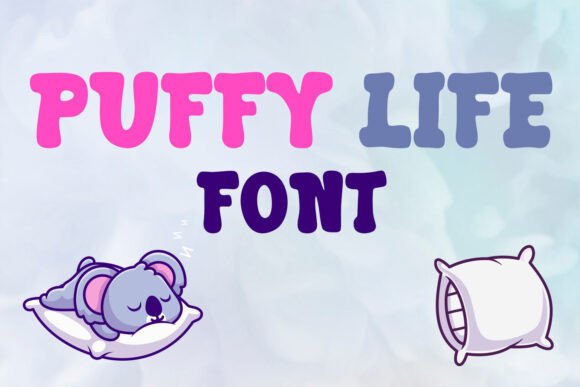 Puffy Life: A Playful Display Typeface for Modern Web Design