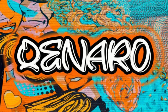 Qenaro: A Bold Display Font for Creative Branding