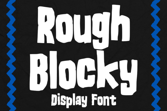 Rough Blocky: The Handwritten Display Font for Bold Web Design
