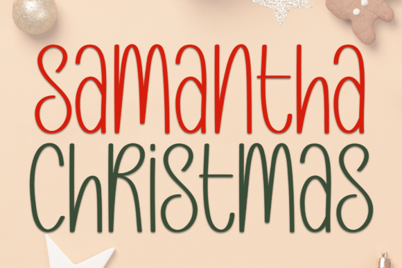 Samantha Christmas: The Playful Display Font for Bold Branding