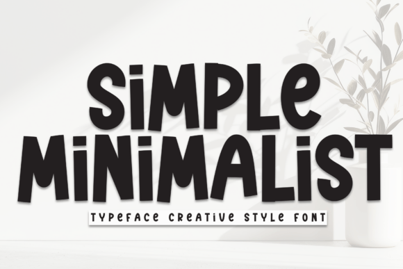 Simple Minimalist: A Bold Handwritten Display Font