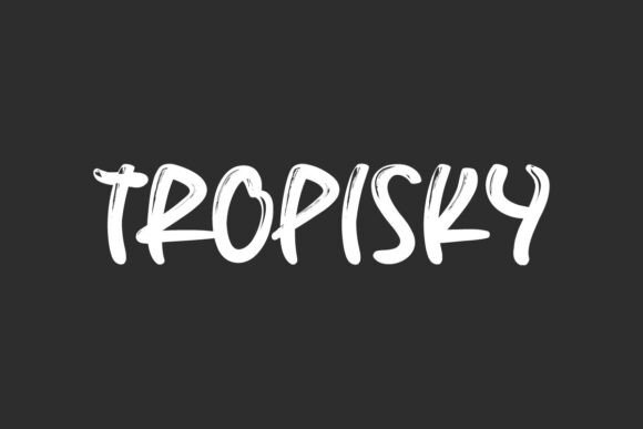 Tropisky Font Review: A Summer Display Typeface for Branding