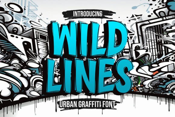 Wild Lines: The Ultimate Street Art Display Font