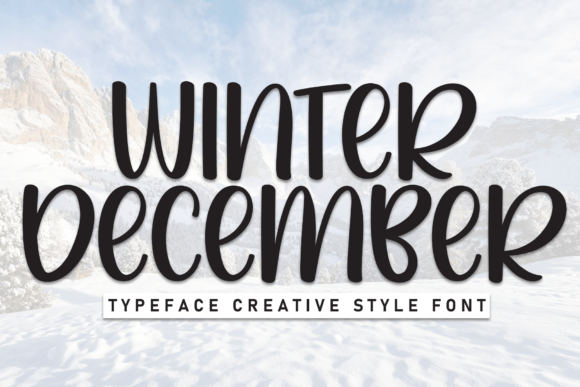 Winter December: The Perfect Display Font for Brand Identity