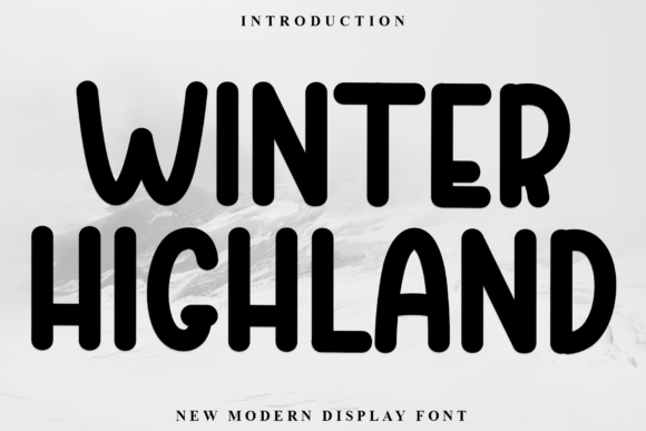 Winter Highland Typeface for Premium Digital Branding