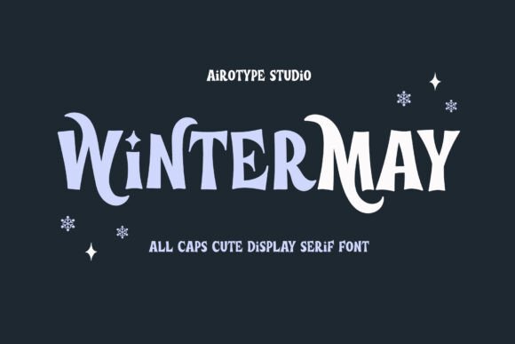Winter May: The Bold Display Font for Festive Brand Identity